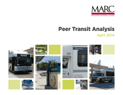 Peer Transit Analysis - Mid