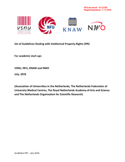 Set of Guidelines Dealing with Intellectual Property Rights