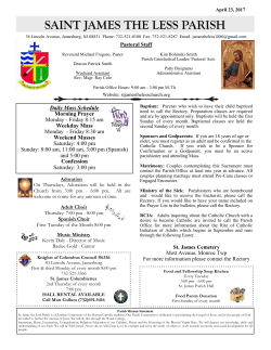 April 23 - Saint James the Less