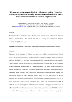 Comments on the paper: Optical reflectance