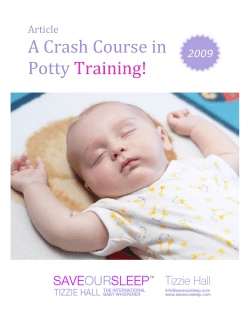 A Crash Course in Potty Training!