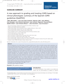 A new approach to grading and treating COPD