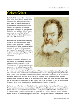Galileo Galilei