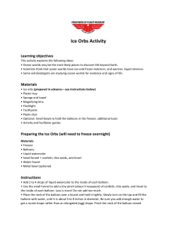 Ice Orbs Activity - Frontiers of Flight Museum