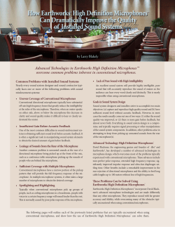 How Earthworks&reg; High Definition Microphones