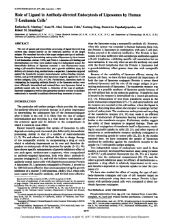 Role of Ligand in Antibody-directed Endocytosis