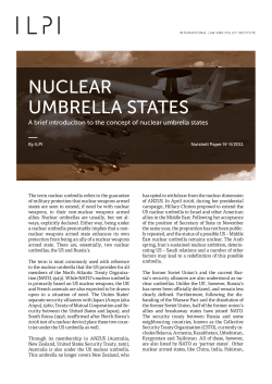 nuclear umbrella states - International Law and Policy Institute
