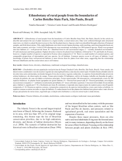 Ethnobotany of rural people from the boundaries of Carlos