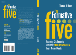 The Formative Five Success Skills