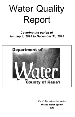Kilauea - Kauai Water Supply