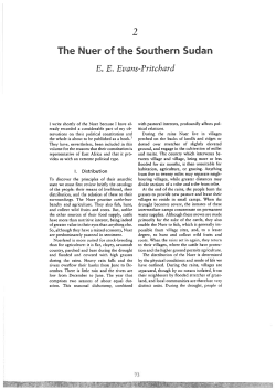 2 The Nuer of the Southern Sudan