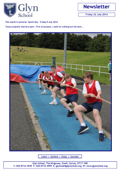 Newsletter - Glyn School
