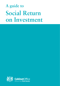 Social Return on Investment