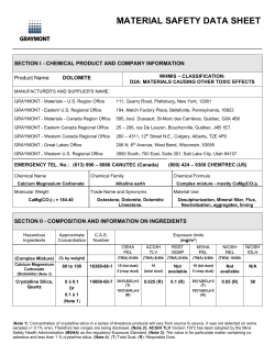 material safety data sheet