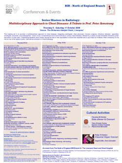 Multidisciplinary Approach to Chest Diseases