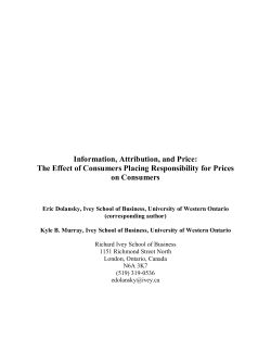 Information, Attribution, and Price