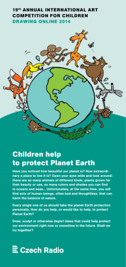 children help to protect planet earth