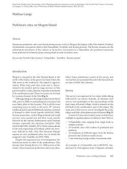 Mathias Lange Prehistoric sites on Mograt Island