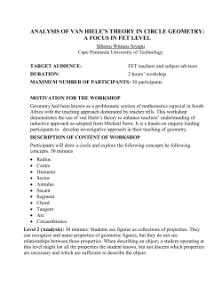 20.Siyepu - AMESA Geometry workshop 2014