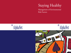 Staying Healthy - Alfa