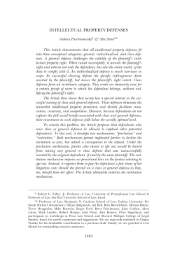 intellectual property defenses