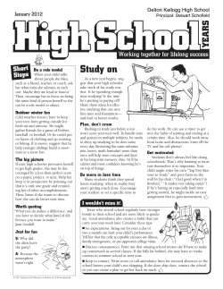 Study on - Delton Kellogg Schools