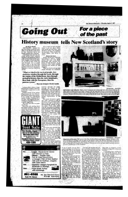 museum tells New Scotland`s story