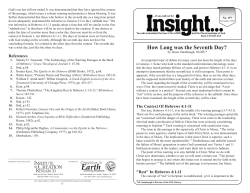 How Long was the Seventh Day?