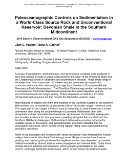 Paleooceanographic Controls on Sedimentation in a World