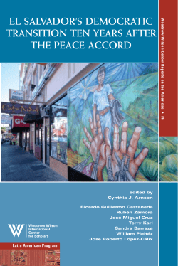 El Salvador`s Democratic Transition Ten Years After the