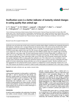 Ossification score is a better indicator of maturity related