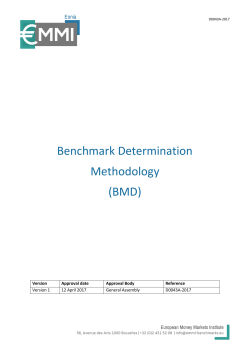 Benchmark Determination Methodology