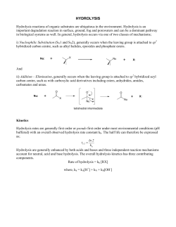 hydrolysis - ResearchGate
