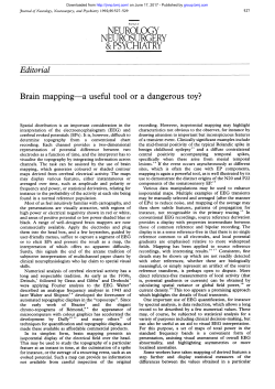 Brain mapping