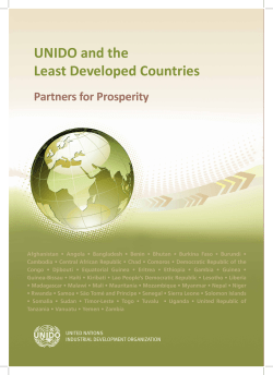 UNIDO and the Least Developed Countries