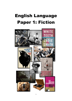 English Language Paper 1: Fiction