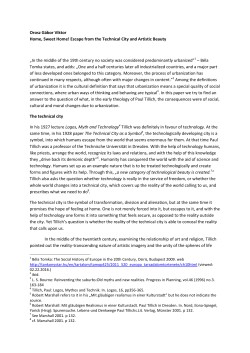 Orosz G&aacute;bor Viktor Home, Sweet Home! Escape from the Technical