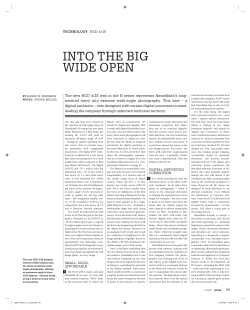 INTO THE BIG WIDE OPEN