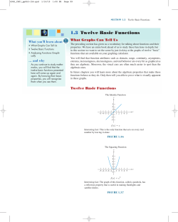 1.3 Twelve Basic Functions