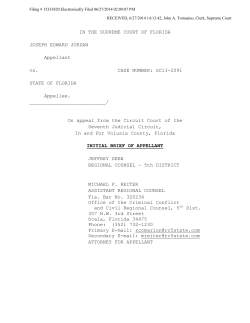 Initial Brief SC13- 㤀 - Florida Supreme Court