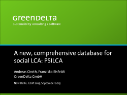 A new, comprehensive database for social LCA: PSILCA