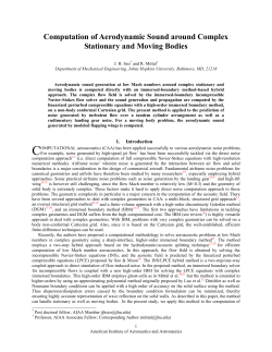 Computation of Aerodynamic Sound around Complex Stationary