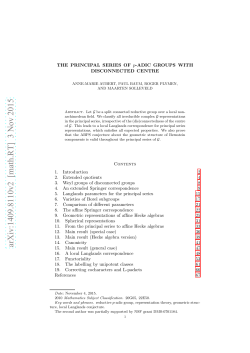 The principal series of $ p $-adic groups with disconnected centre