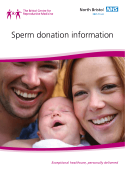 Sperm donation information