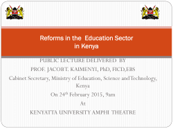 Kenya - Ministry of Education