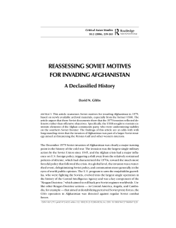 reassesses Soviet motives for invading