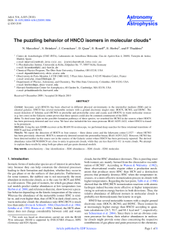 The puzzling behavior of HNCO isomers in molecular clouds*