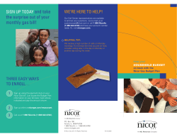 the surprise out of your monthly gas bill!