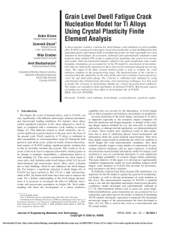 Grain Level Dwell Fatigue Crack Nucleation Model for Ti Alloys