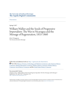 william walker and the seeds of progressive imperialism